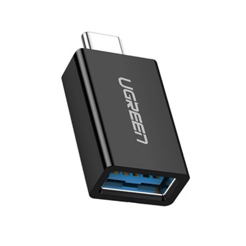 Adaptador Ugreen Usb-C Macho para Usb-A Fêmea Preto