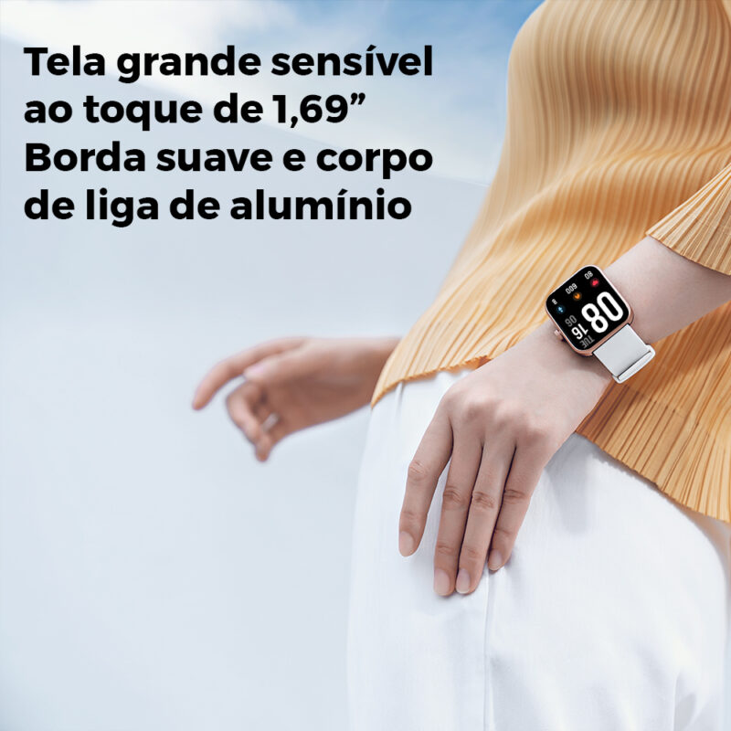 Relógio Smartwatch Maimo Watch Bluetooth 5.0 Tela 1.69 pol.