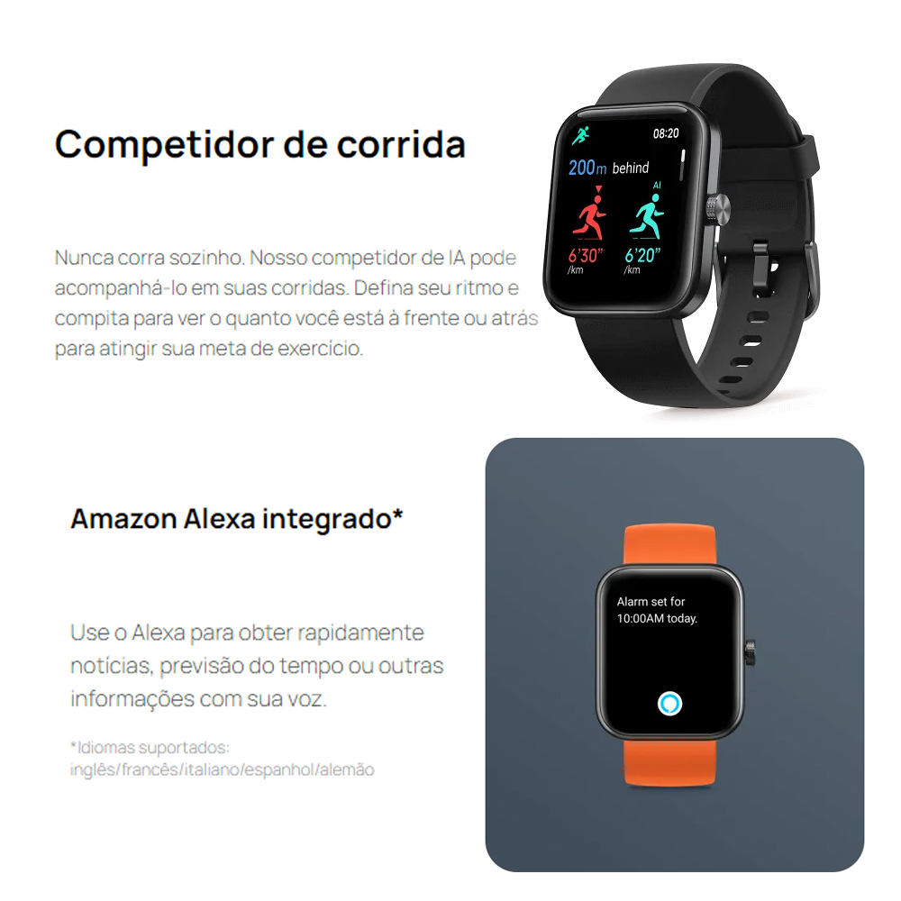 Smartwatch Maimo Watch Wt2105 Bt 5.0 Tela 1.69 + Pul. Extra