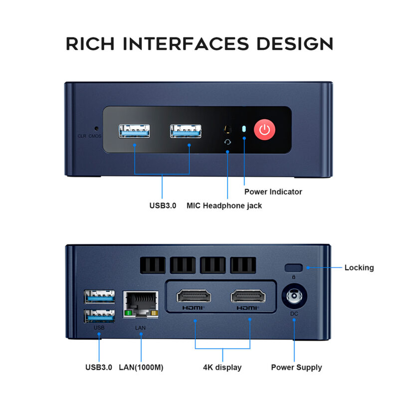 Mini Pc Beelink 256gb 16gb Ram Series S Intel Celeron N5095
