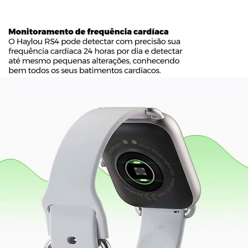 Relógio Smartwatch Haylou Rs4 Bluetooth 5.1 Tela 1,78 pol.