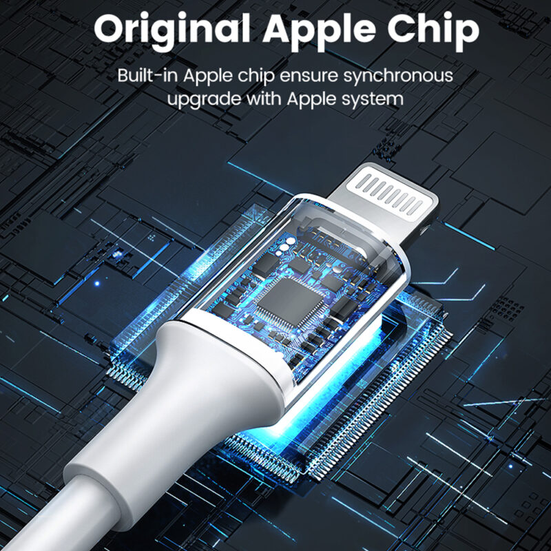 Cabo Dados Ugreen 2 em 1 Usb A Lightning Apple Cert. MFi