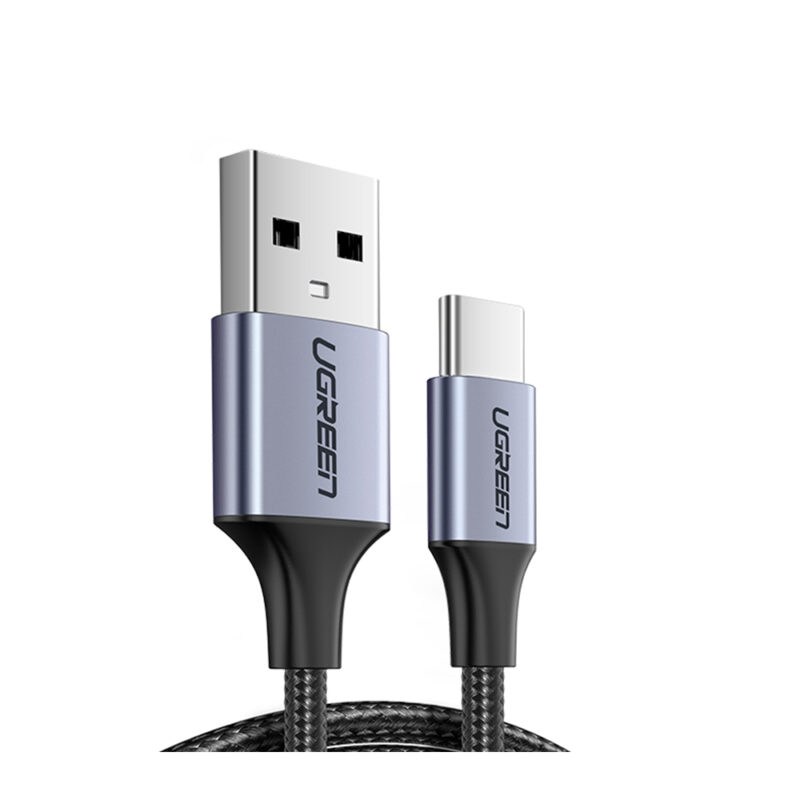 Cabo de Dados Ugreen Us288 Usb 2.0 p Usb Tipo C 1,5m Preto