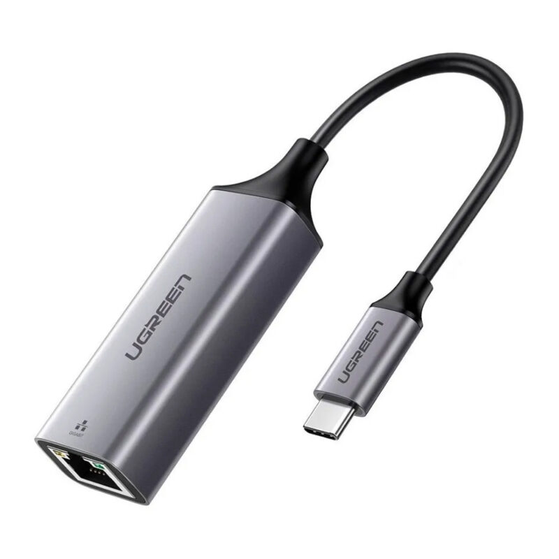 Adaptador Ugreen Usb Tipo C Macho para Rj45 Ethernet 1000Mbs