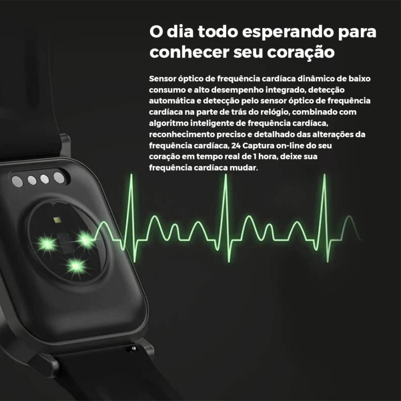 Relógio Smartwatch Watch 2  Haylou LS02  Preto