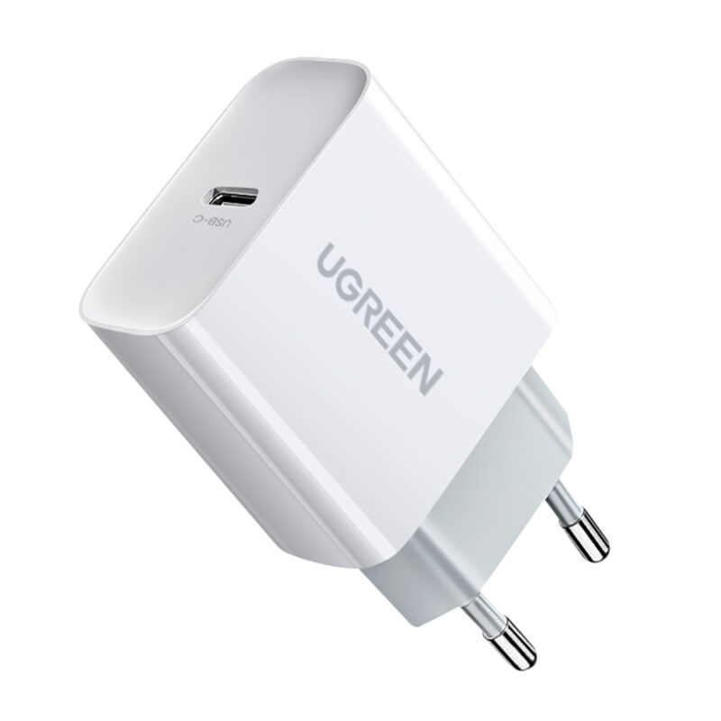 Carregador Ugreen CD127 PD 30W Tipo C Branco