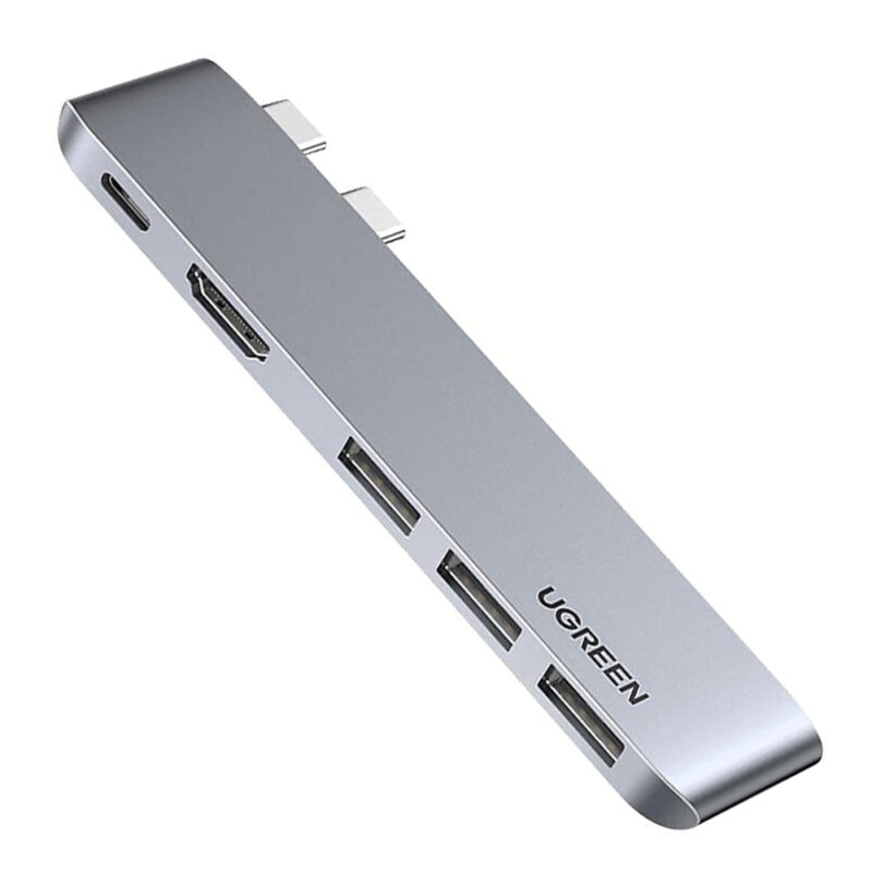 Hub Adaptador USB-C Ugreen 5 em 2 para MacBook Air e Pro