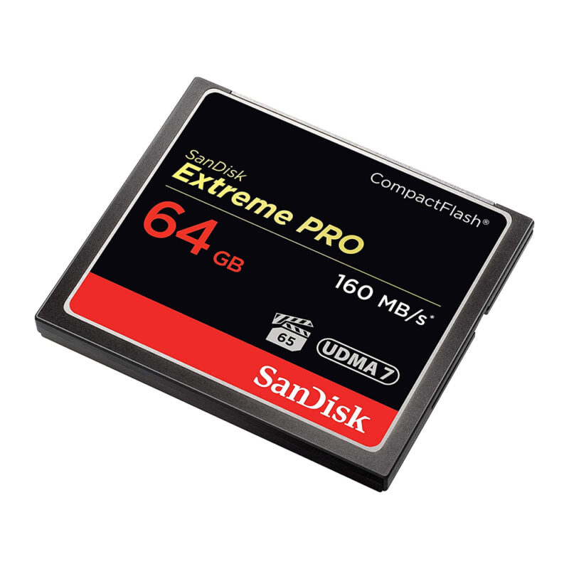 Cartão Memória CompactFlash 64gb Sandisk Extreme Pro 160Mbs