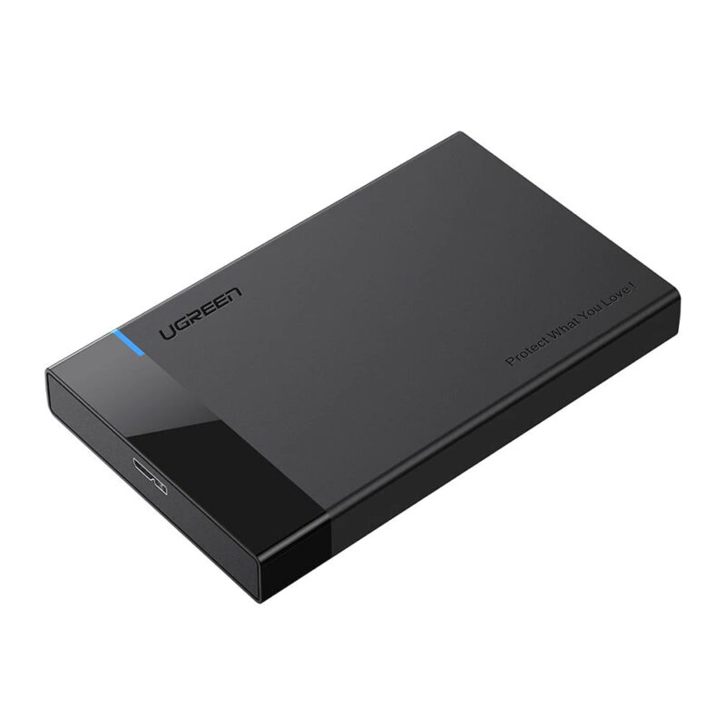 Case Gaveta Ugreen Usb 3.0 para  Hd Externo 2.5 pol. Preto