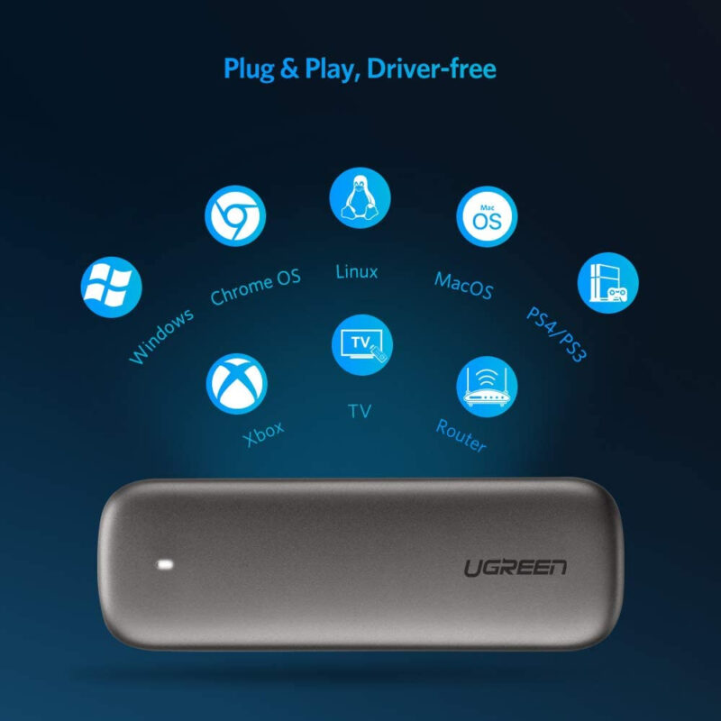 Case Ssd Ngff M.2 B-key Ugreen Porta Usb Tipo C Fêmea