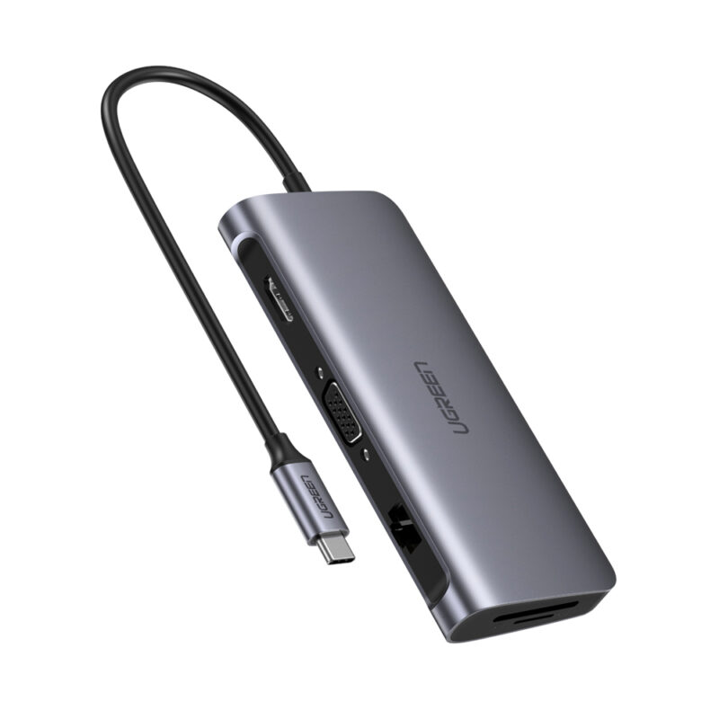 Hub Adaptador Multiportas Ugreen CM179 Usb Tipo C 9 em 1