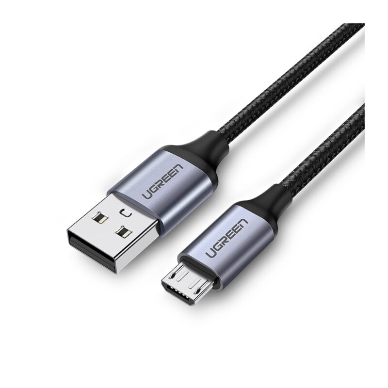 Cabo de Dados Ugreen Us290 Usb 2.0 p Micro Usb 3m Preto