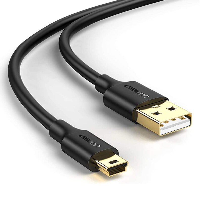 Cabo de Dados Ugreen Us132 Usb 2.0 p Mini Usb 5 Pinos 2m