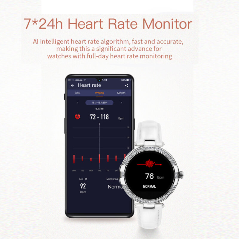 Kumi K17 Relógio Smartwatch Tela 1.22 pol. Bluetooth 5.0