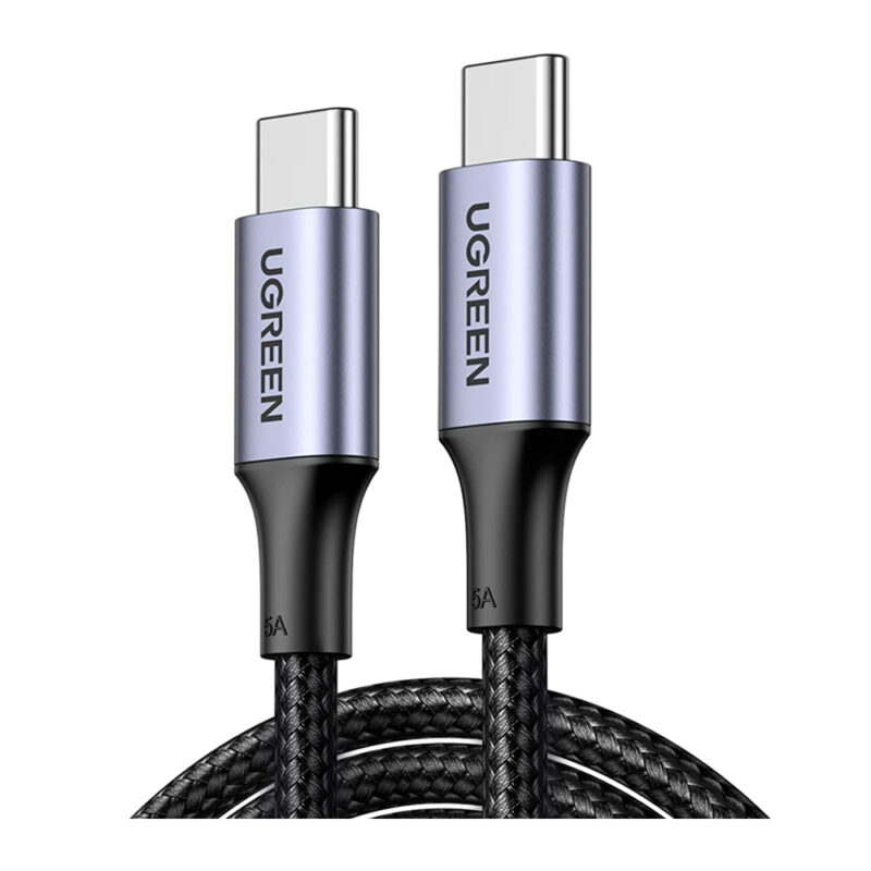 UGREEN USB-C Cable Aluminum Case with Braided 2m (Black) 70429