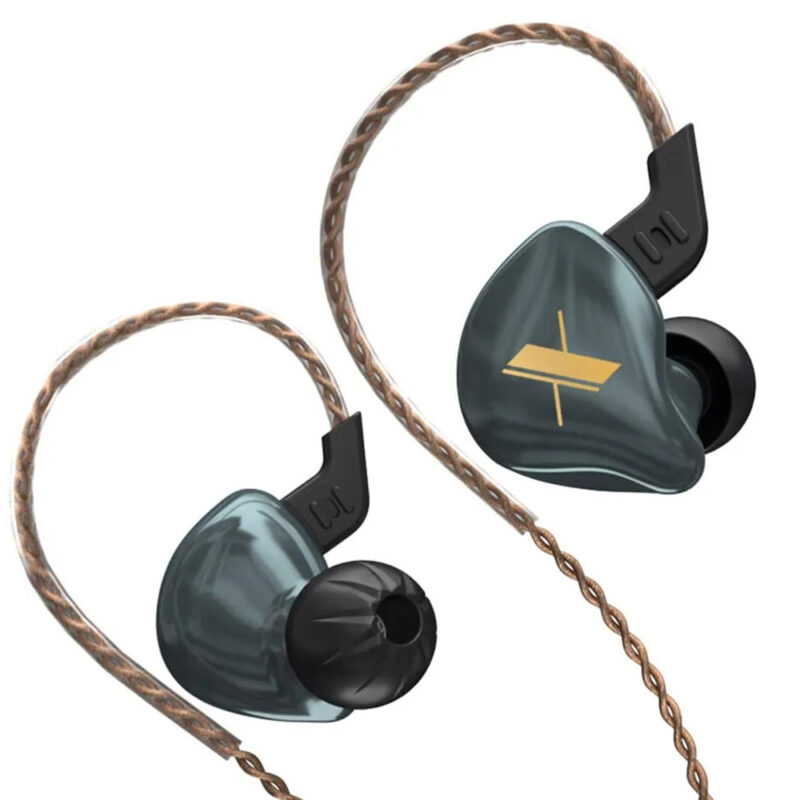 Fone de Ouvido In-Ear com Fio Kz Edx 3.5mm Sem Microfone