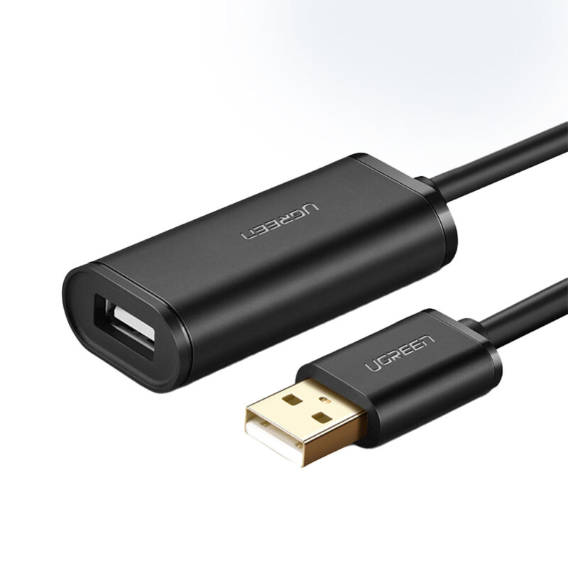 Cabo Extensor Ativo Ugreen Us121 Usb 2.0 Macho Fêmea 30M