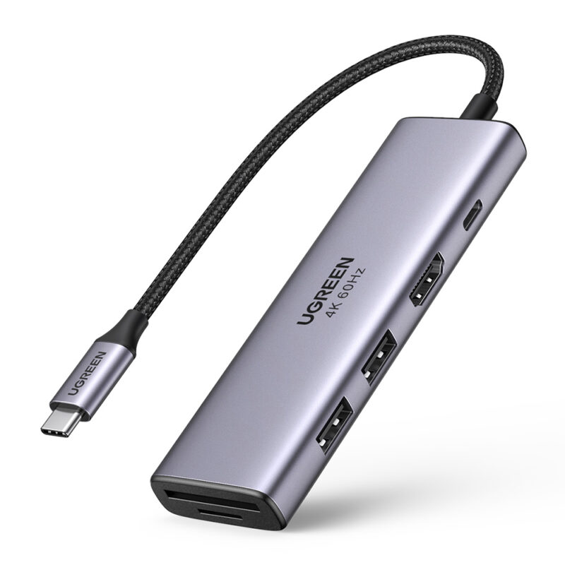 UGREEN USB-C Multifunction Adapter with PD Charging 60384