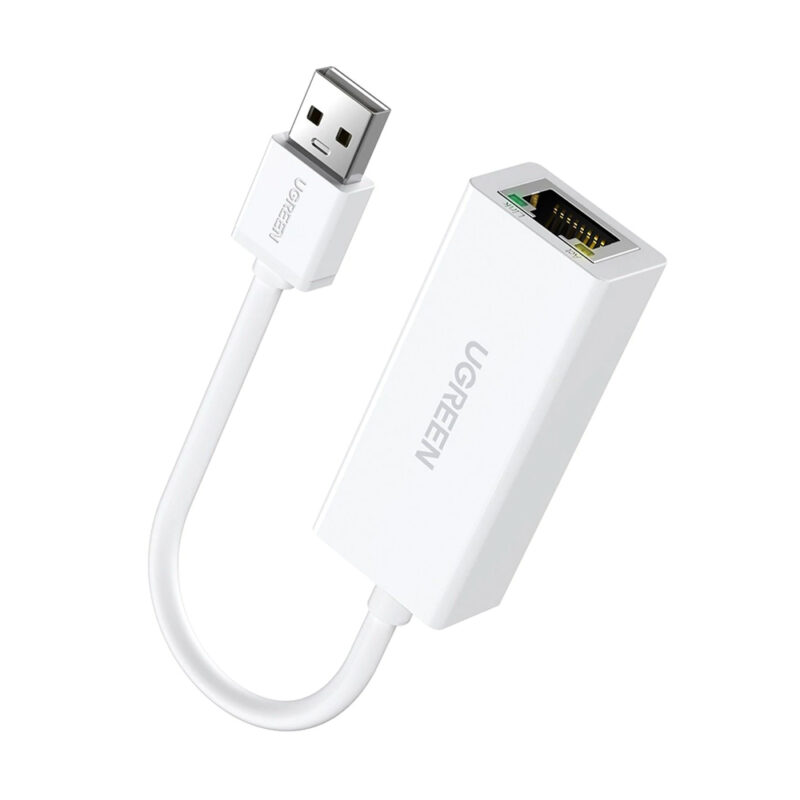 Adaptador Ugreen Usb 2.0 Macho para Rj45 Ethernet 100Mbs