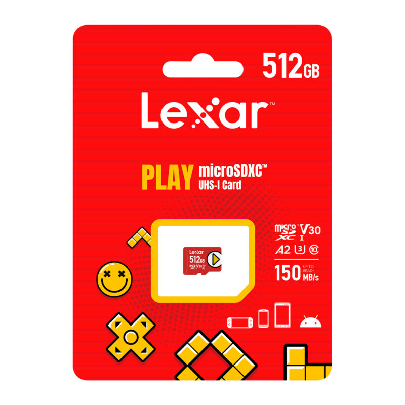 Cartão Memória Lexar Micro Sdxc 512GB Play 150Mbs