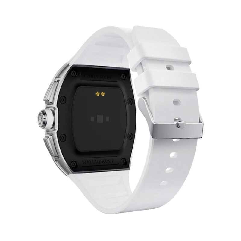 Kumi GT1 Relógio Smartwatch Tela de 1.3 pol. Prata / Branco