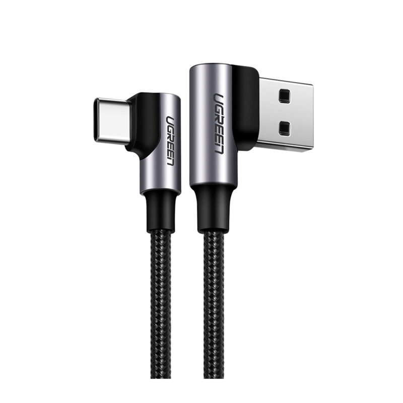 Cabo de Dados Ugreen Usb 2.0 Angular p Tipo C Angular 2m