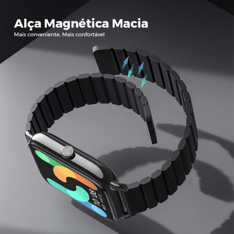 Relógio Smartwatch Haylou RS4 Plus Tela 1.78 pol. Preto