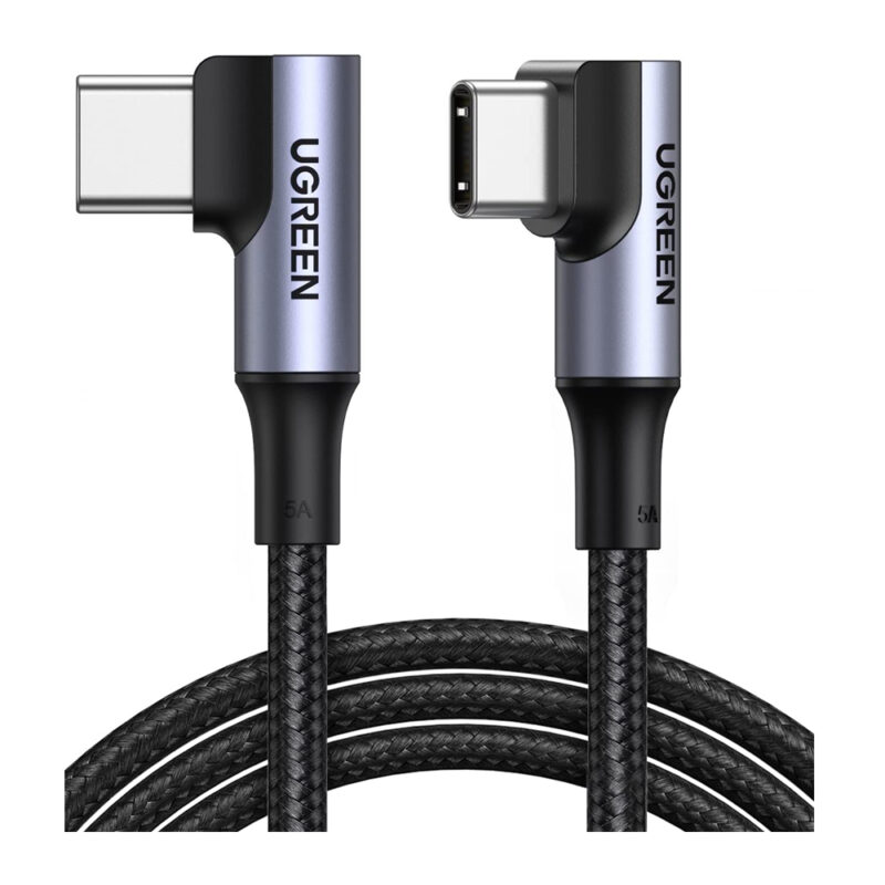 UGREEN Right Angle USB-C Cable 2m (Space Gray) 70698