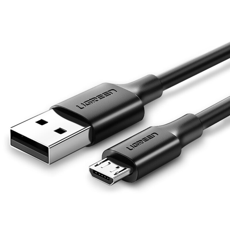 Cabo Usb 2.0 para Micro Usb Ugreen Macho 1 Metros Preto
