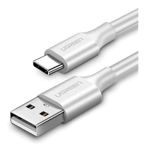 Cabo de Dados Ugreen US287 Usb 2.0 p Usb Tipo C 1m Branco