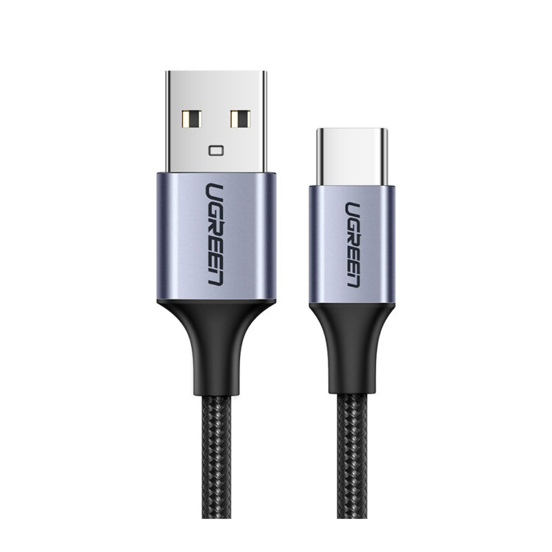 Cabo de Dados Ugreen US288 Usb Tipo C p Usb 2.0 3m Cinza