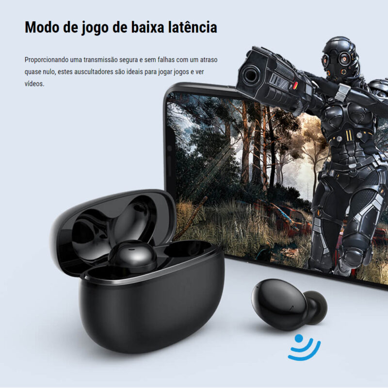 Tranya T20 Fone de Ouvido Bluetooth Bateria de Até 8 horas