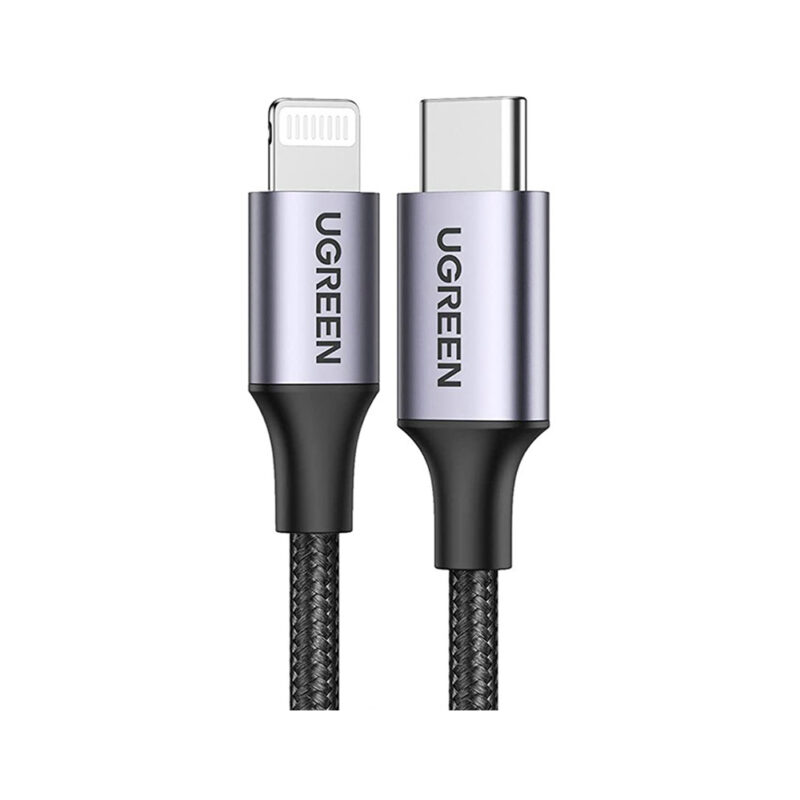 Cabo Carregamento Ugreen Usb-C Lightning Apple 1.5M Cert MFi
