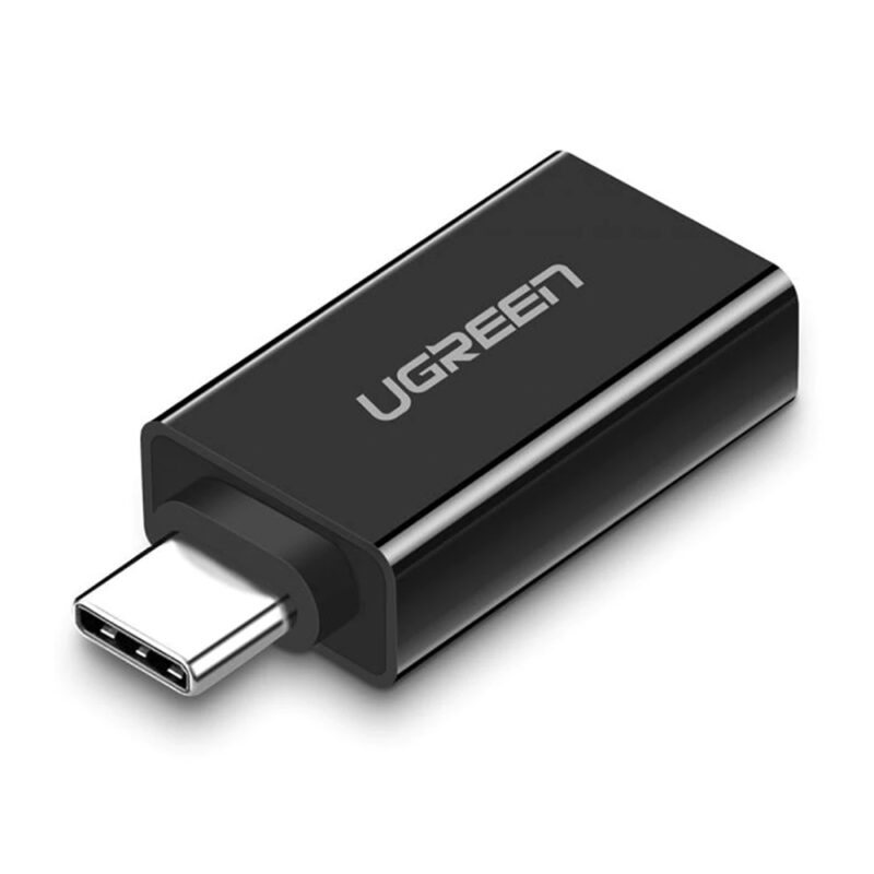 Adaptador Ugreen Usb-C Macho para Usb-A Fêmea Preto