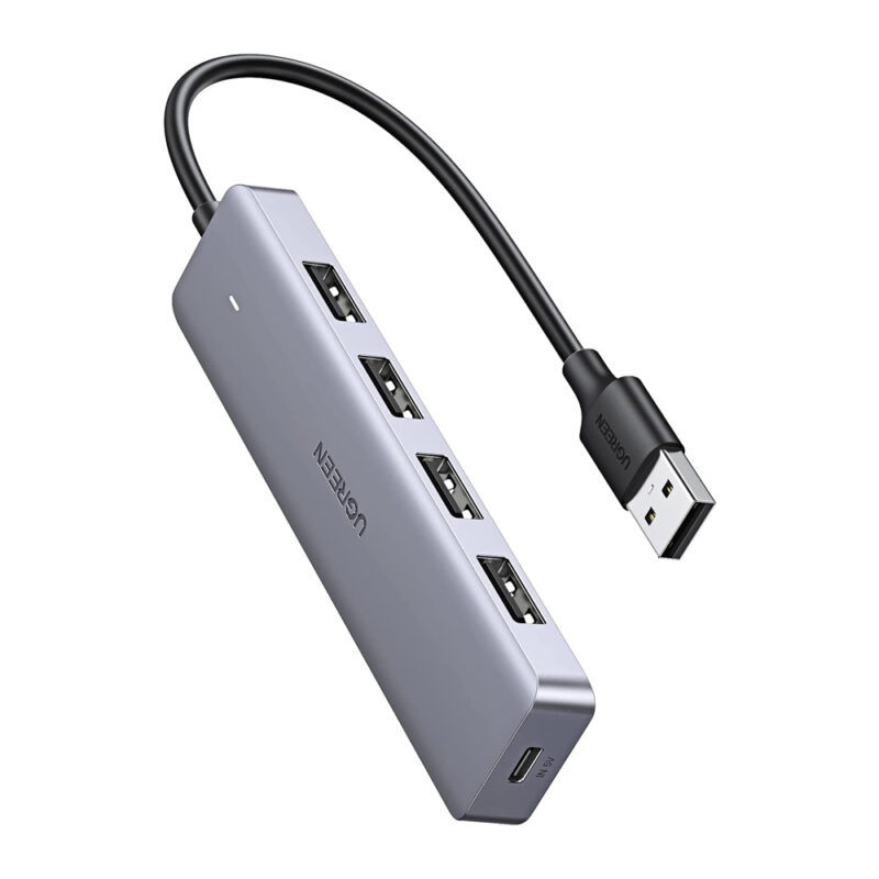 Hub Adaptador Ugreen 4 Portas Usb 3.0 Velocidade Até 5Gbps