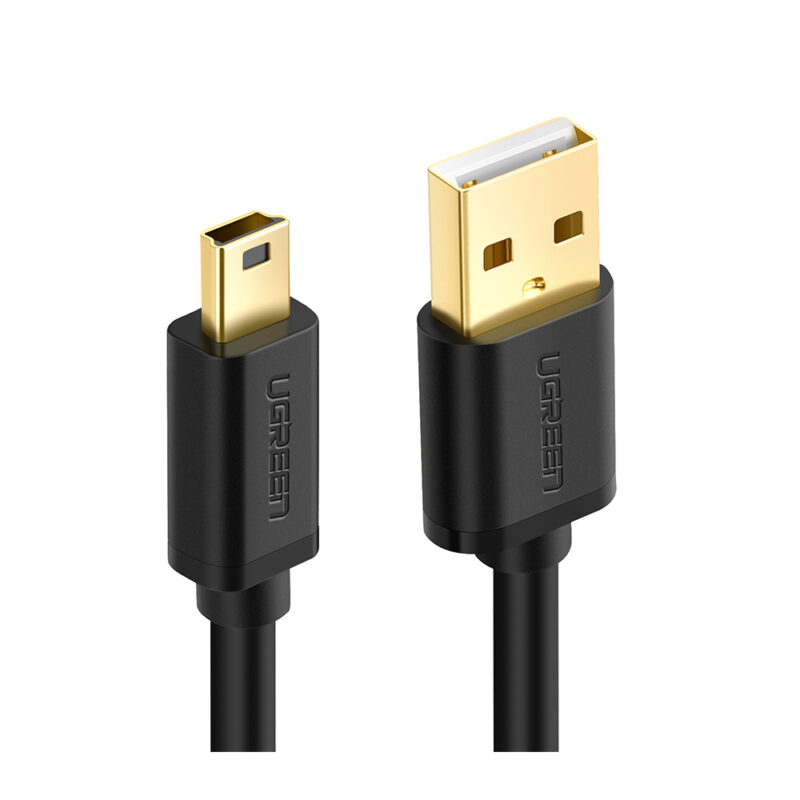 Cabo de Dados Ugreen Us132 Usb 2.0 p Mini Usb 5 Pinos 1.5m