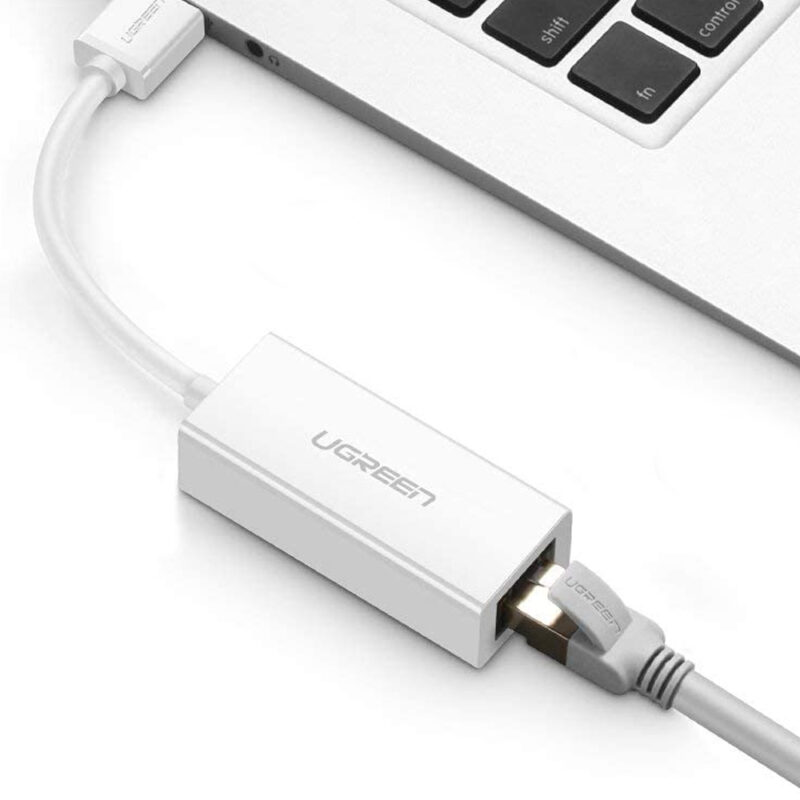 Adaptador  Ethernet Rj45 Ugreen para Usb 3.0 Branco 20255