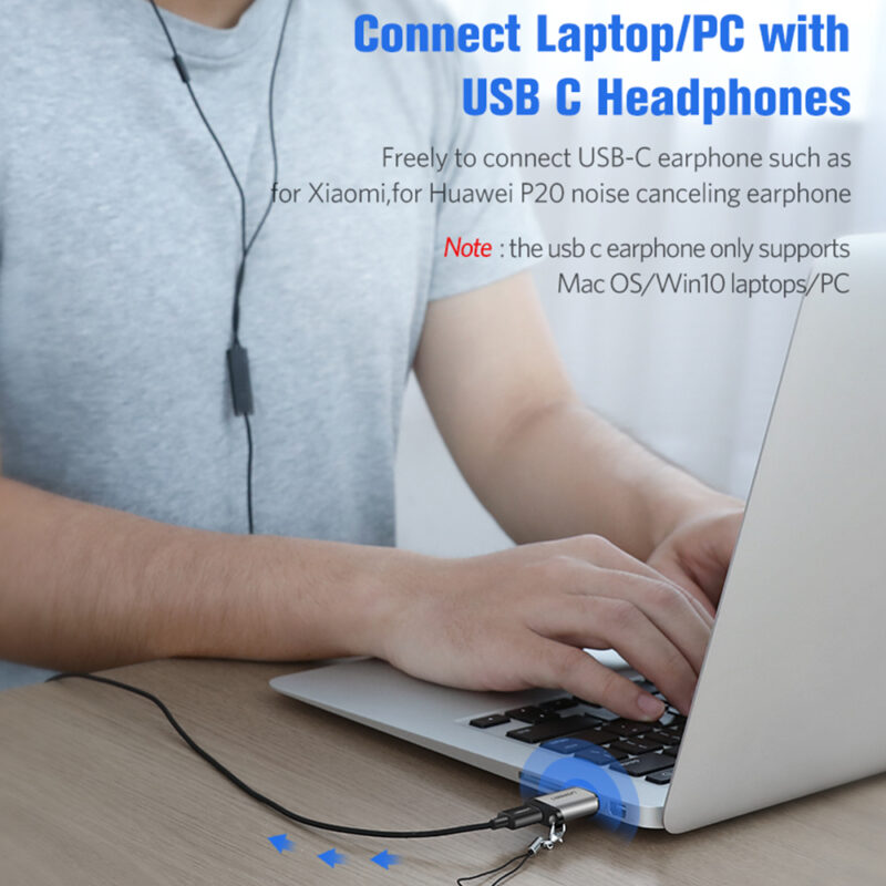 Adaptador Ugreen Us276 Usb 3.0 para Usb Tipo C Cinza