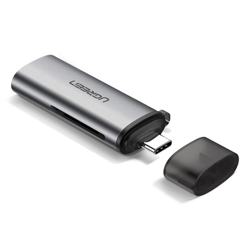 Leitor Cartão Ugreen USB-C Macho para Cartão Micro e SD