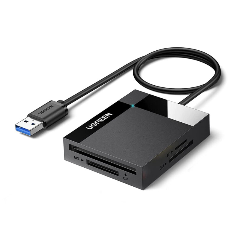 Leitor de Cartão Memória Ugreen pra Usb 3.0 Externo Portátil