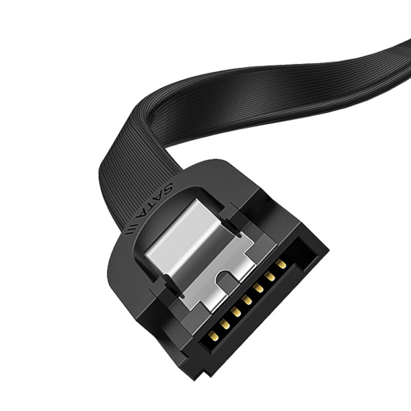 Cabo de Dados Sata3 Ugreen 6Gbps 0.5 Metros Preto