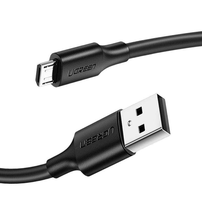 Cabo Usb 2.0 para Micro Usb Ugreen Macho 3 Metros Preto