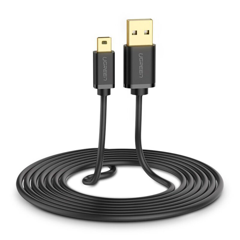 Cabo de Dados Ugreen Us132 Usb 2.0 p Mini Usb 5 Pinos 1.5m