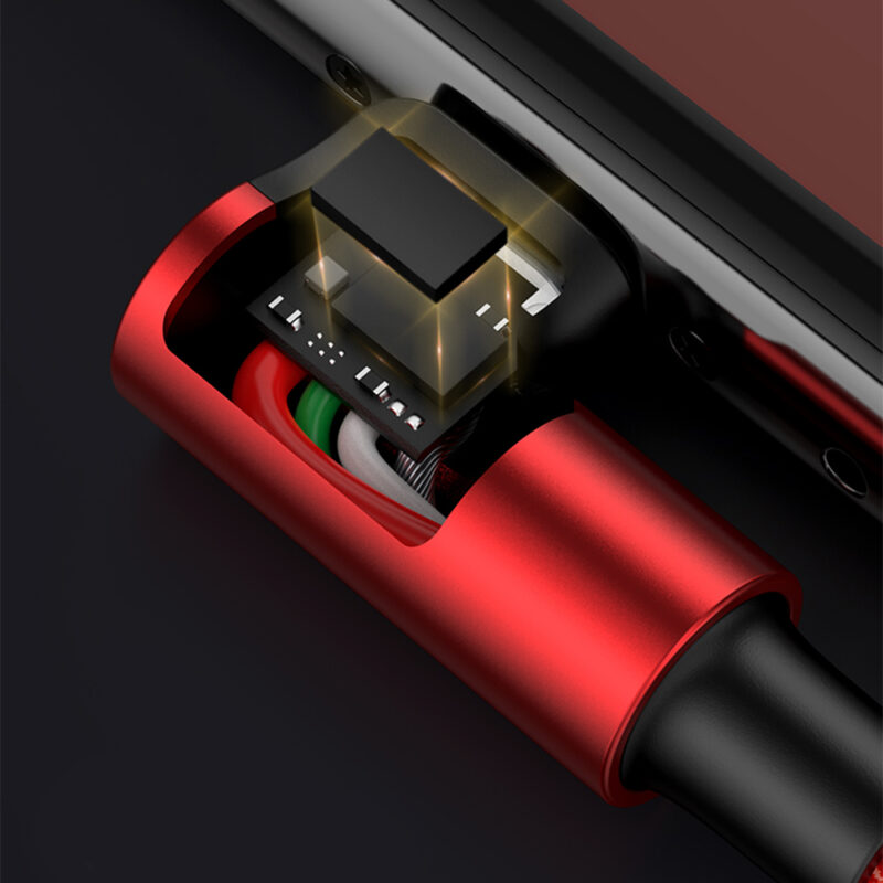 Cabo de Dados Ugreen Usb A p Lightning 90º 1M Cert. MFi