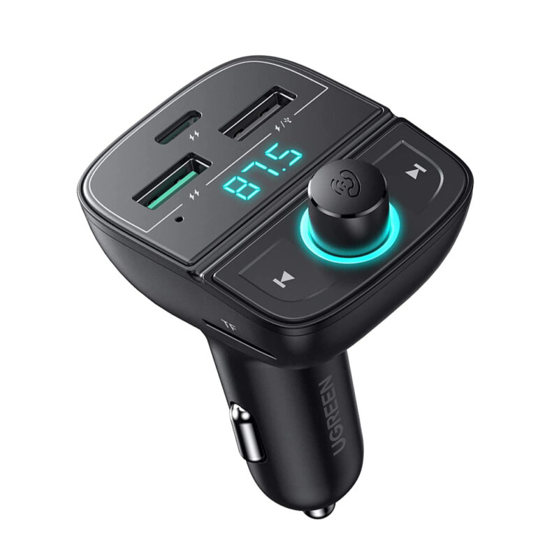 Transmissor Bluetooth 5.0 Ugreen p Usb A/Tipo C e Micro Sd