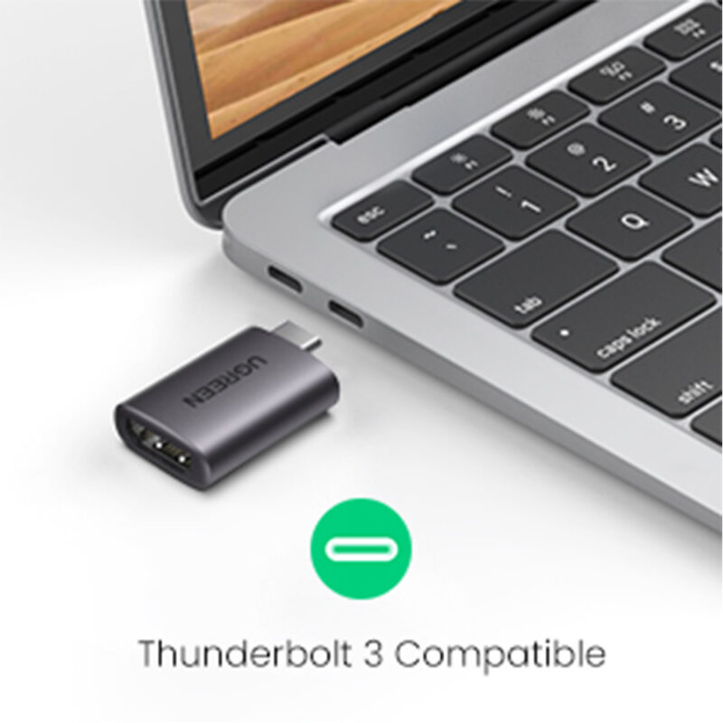 Adaptador Ugreen Us320 Micro Usb Tipo C para Hdmi Cinza