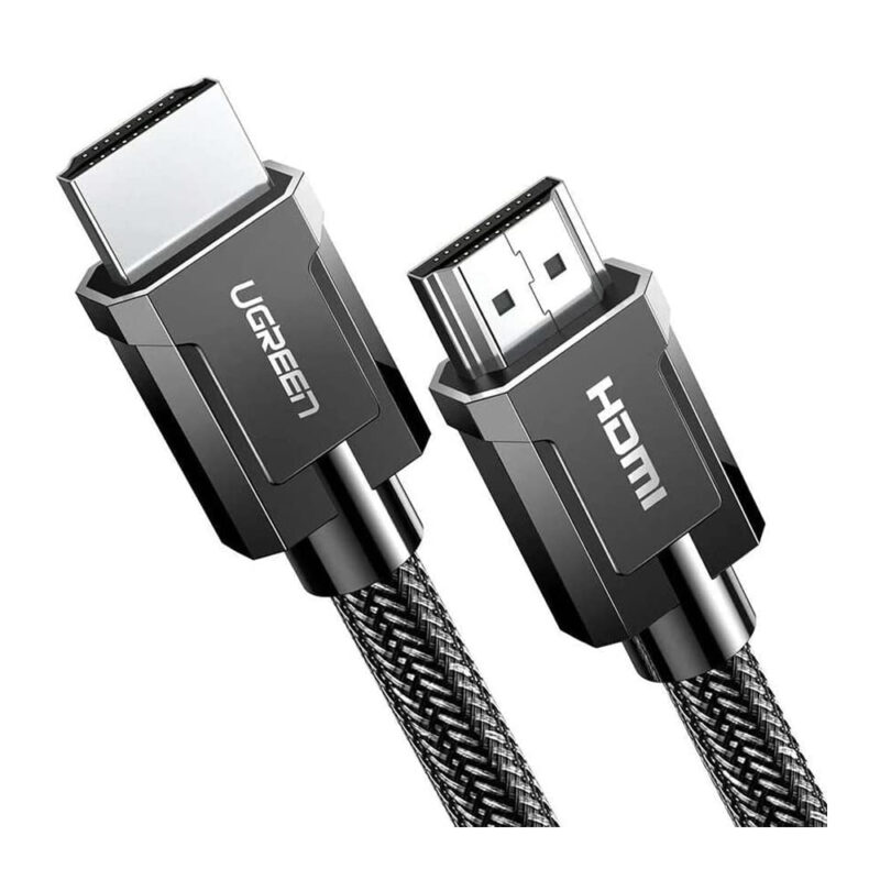 UGREEN HDMI M/M Round Cable Zinc Alloy Shell Braided 1.5m (Gray) 70320