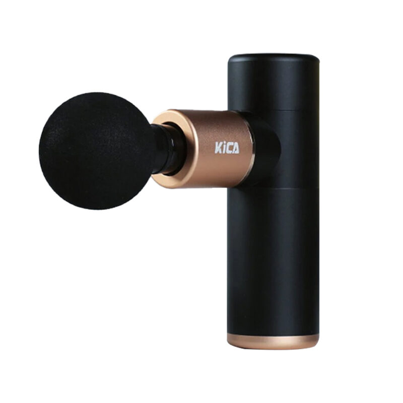 Pistola Massageadora Kica K1 Sem Fio Portátil Preto/Gold