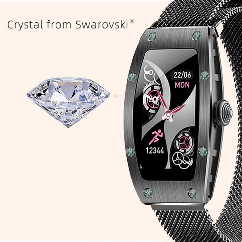 Kumi N18 Relógio Smartwatch Bluetooth 4.0 Tela 1.4 pol.