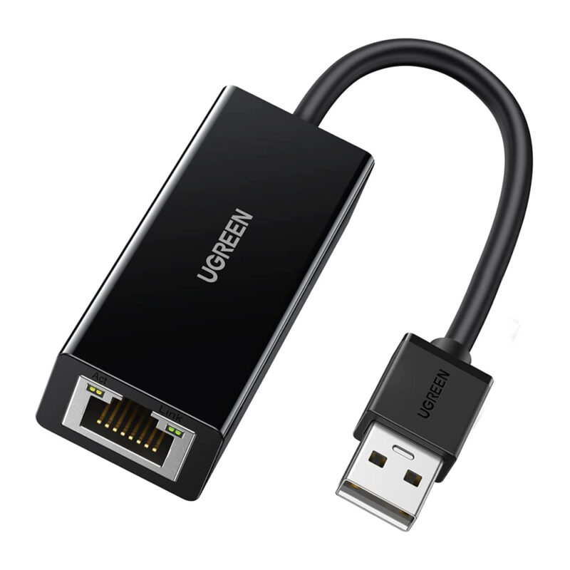Hub Adaptador Ugreen Usb 2.0 pra Rj45 Ethernet 10/100Mbs